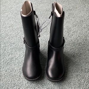 Bnwt girls black tall boots